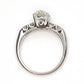 1.15 Carat Art Deco Platinum Diamond Solitaire Engagement Ring