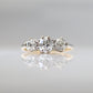 18ct Gold Platinum and Diamond Three Stone Ring