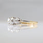 18ct Gold Platinum and Diamond Three Stone Ring