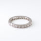 1940s Vintage Platinum Diamond Eternity Ring 1.75 carats