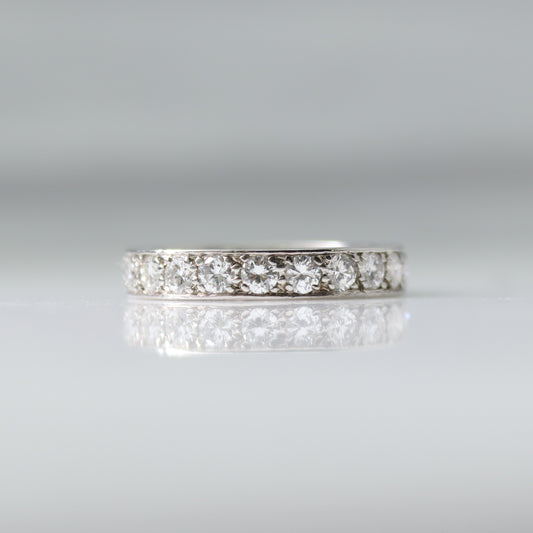 Vintage Diamond Eternity Ring circa 1940.