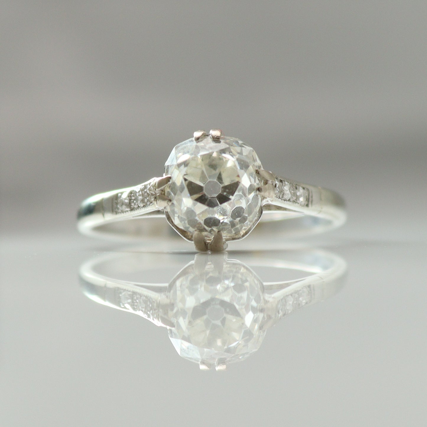 Art Deco Diamond Solitaire Ring