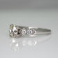 1.15 Carat Art Deco Platinum Diamond Solitaire Engagement Ring