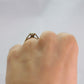 Art Deco 18 Carat Yellow Gold Diamond Solitaire Ring