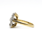 Art Deco Gold And Platinum Diamond Panel Ring