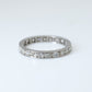 Art Deco Platinum Set Diamond Eternity Ring