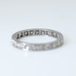 Art Deco Platinum Set Diamond Eternity Ring