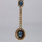 Art Deco Sapphire and Diamond Drop Necklace