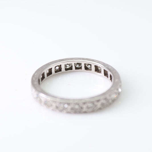 Full Set Art Deco Diamond Eternity Ring