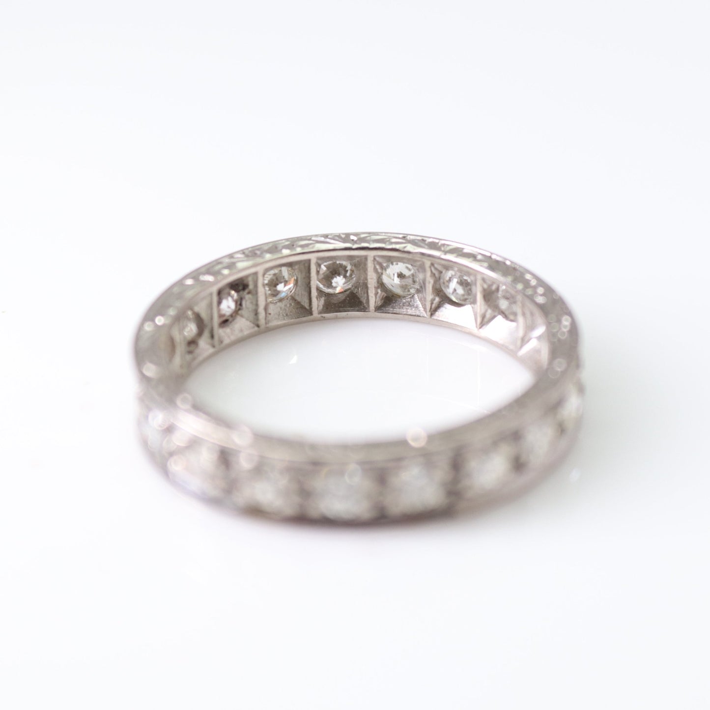 Full Set Art Deco Diamond Eternity Ring