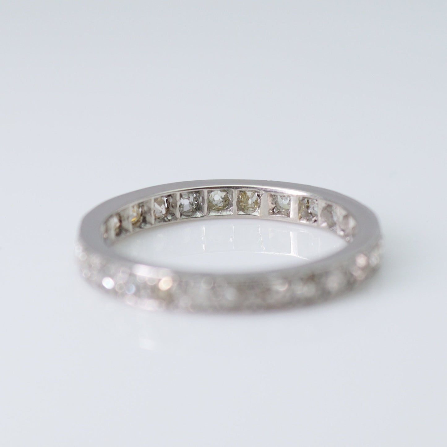 Platinum Diamond Full Set Eternity Ring