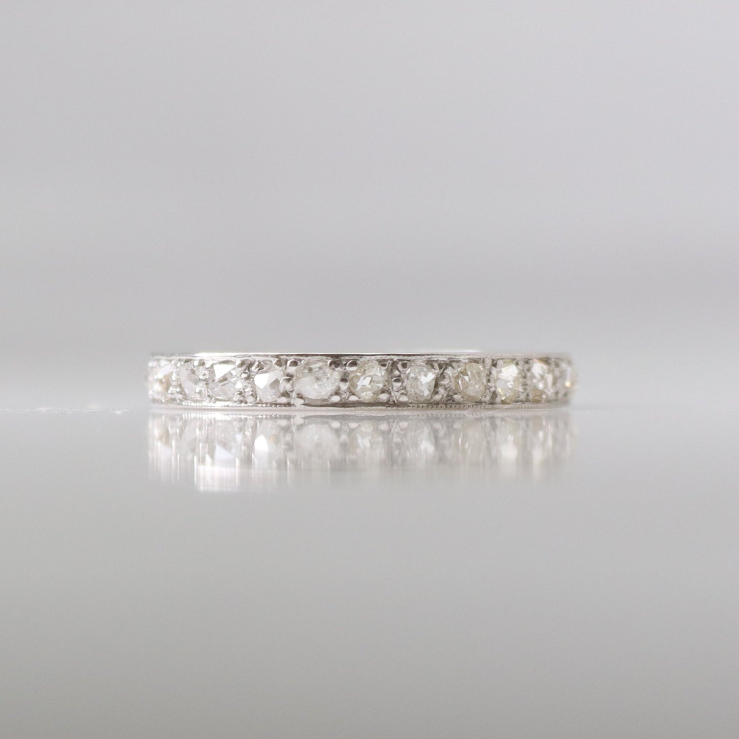 Platinum Diamond Full Set Eternity Ring