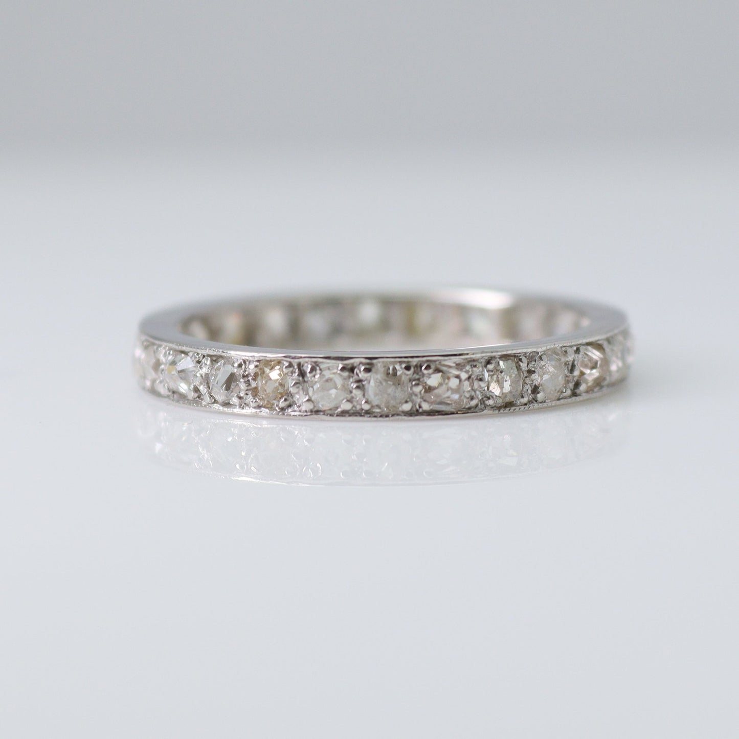 Platinum Diamond Full Set Eternity Ring