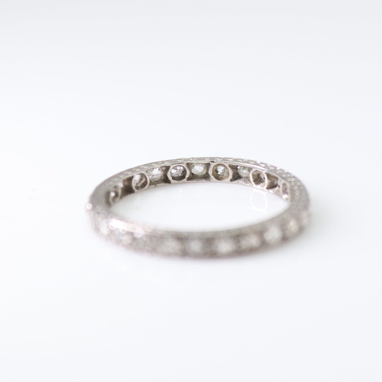 Platinum Set Art Deco Diamond Eternity Ring