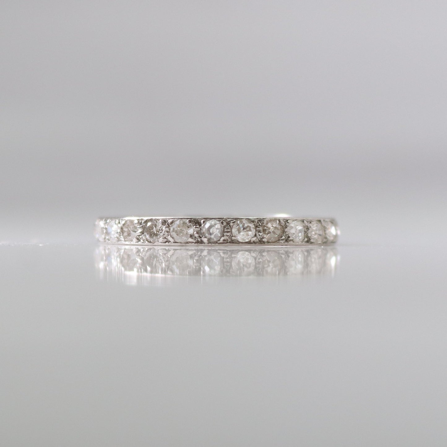 Platinum Set Art Deco Diamond Eternity Ring