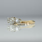 Art Deco Three Stone Diamond Ring