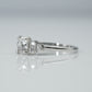 Art Deco Platinum Set Diamond Solitaire Ring