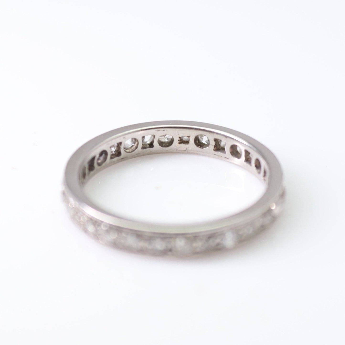 Vintage 18 Carat White Gold Diamond Eternity Ring