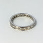 Vintage Platinum .85 carats Diamond Eternity Ring