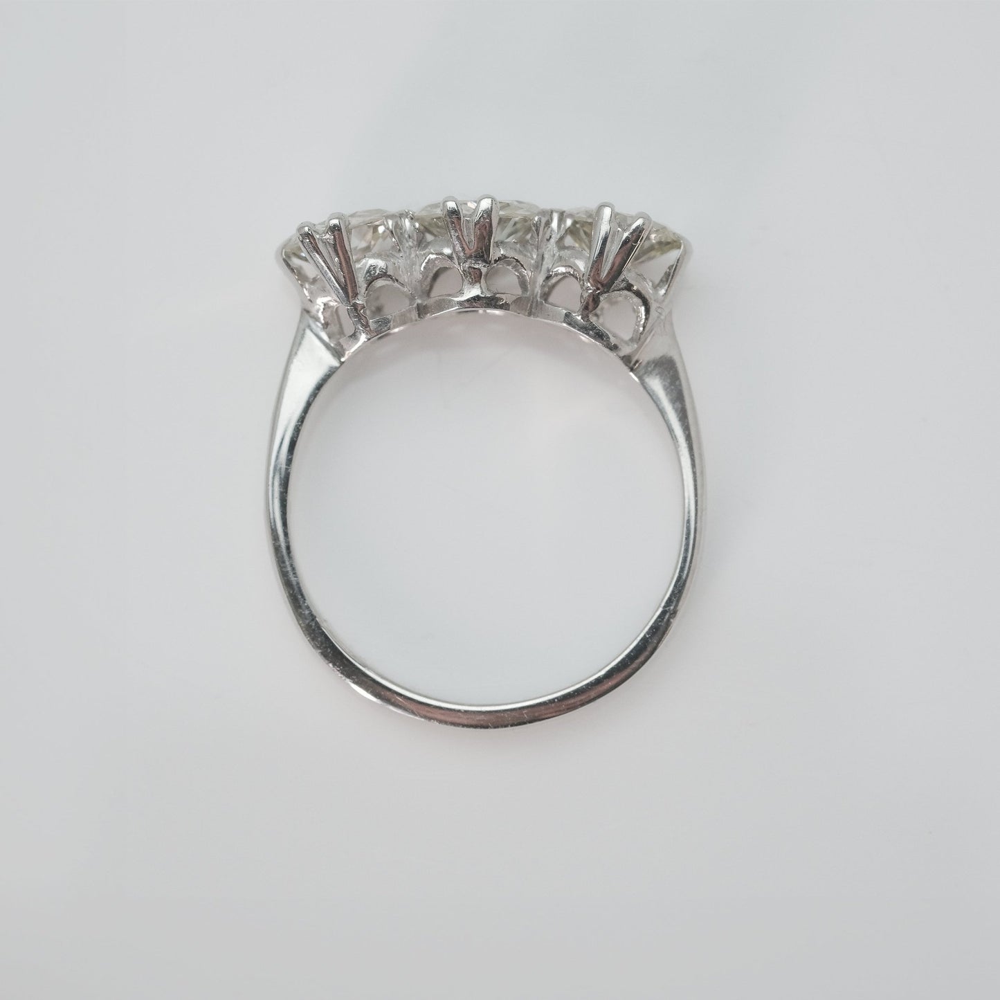 Vintage Diamond Three Stone Ring