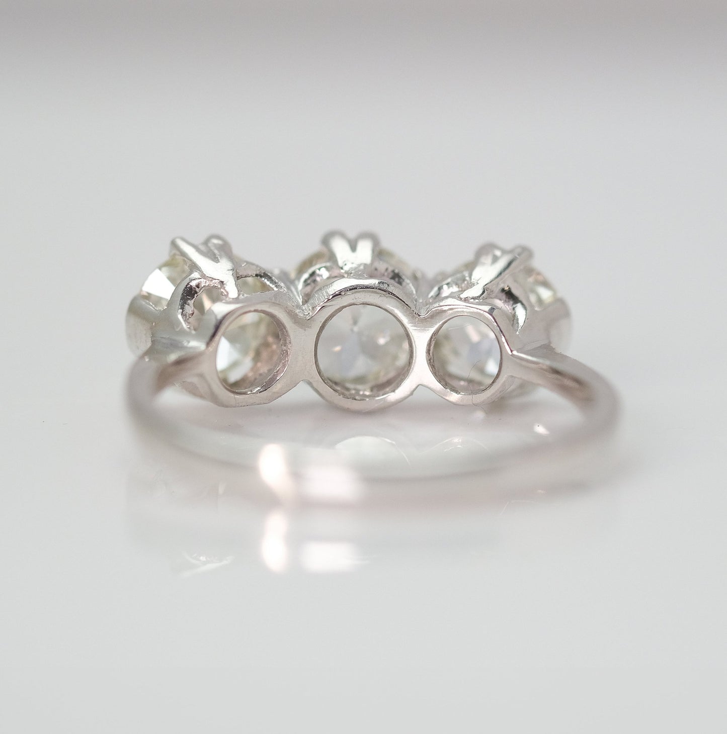 Vintage Diamond Three Stone Ring