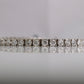 Vintage White Gold Diamond Line Bracelet - 7 carats