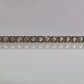 Vintage White Gold Diamond Line Bracelet - 7 carats