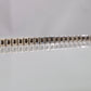 Vintage White Gold Diamond Line Bracelet - 7 carats