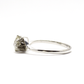 White Gold Two Stone Diamond Twist Ring