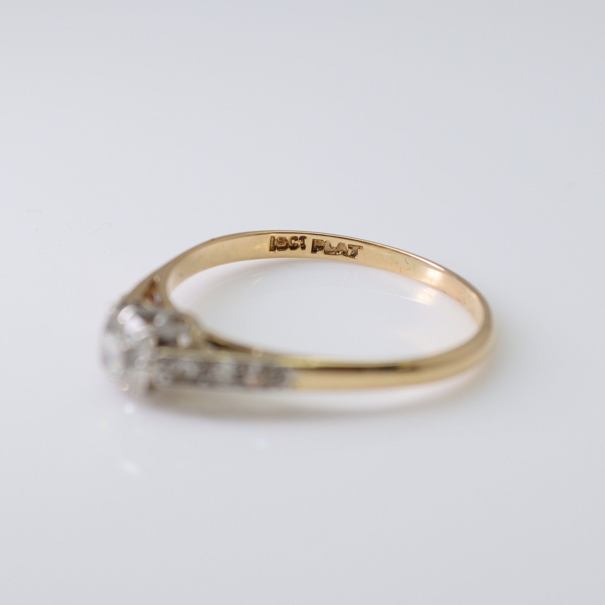 18 Carat Yellow Gold Diamond Solitaire Ring - Friar House