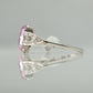 Antique Pink Topaz & Diamond Ring - Friar House