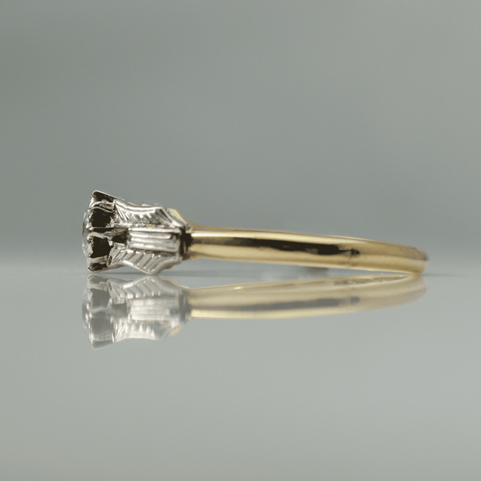 Art Deco 1930's Diamond Solitaire Engagement Ring - Friar House