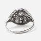 Art Deco Diamond White Gold Bombe Style Ring - Friar House