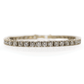 Contemporary 18 Carat White Gold Diamond Line Bracelet - Friar House