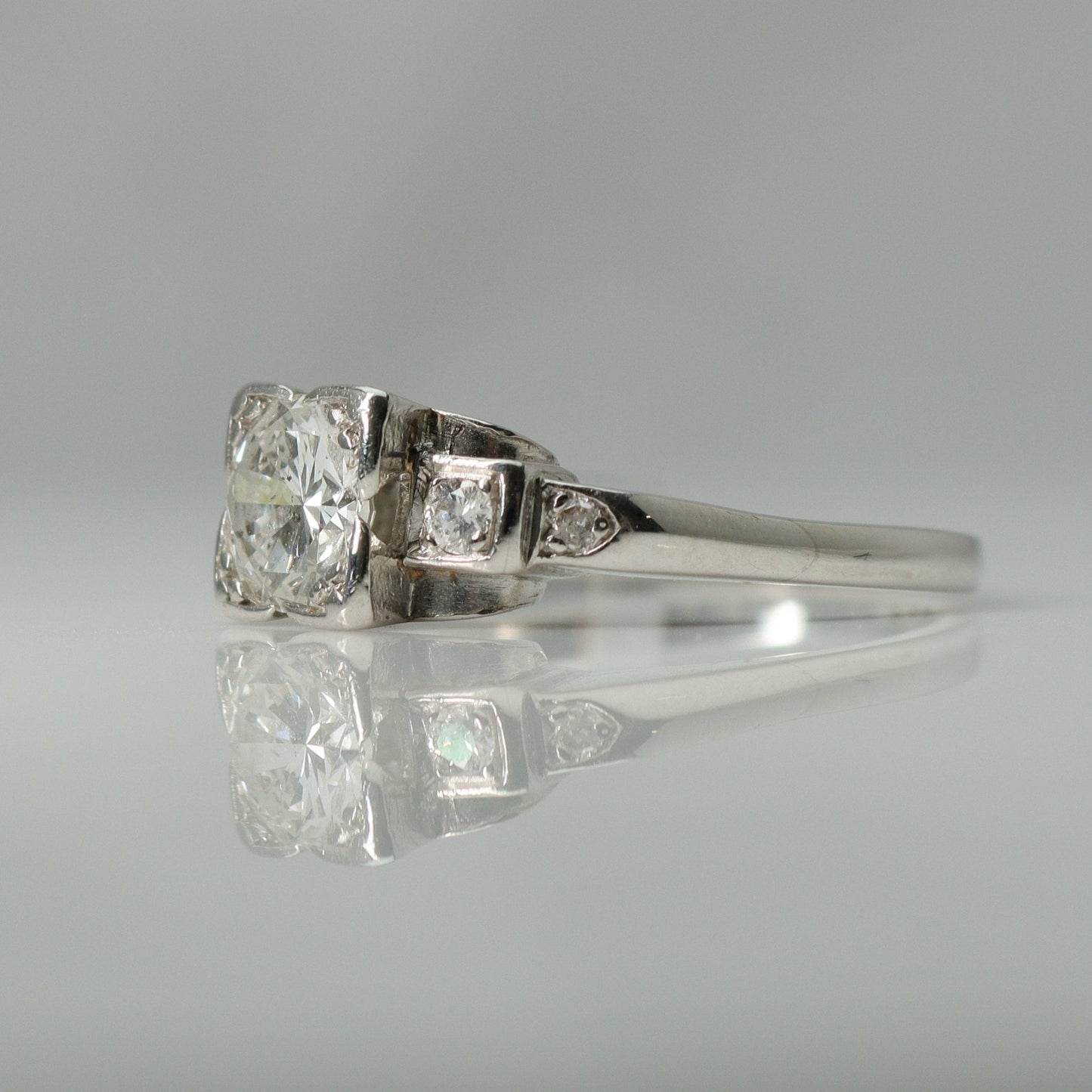 Platinum Diamond Solitaire Ring 1.15 Carats - Friar House