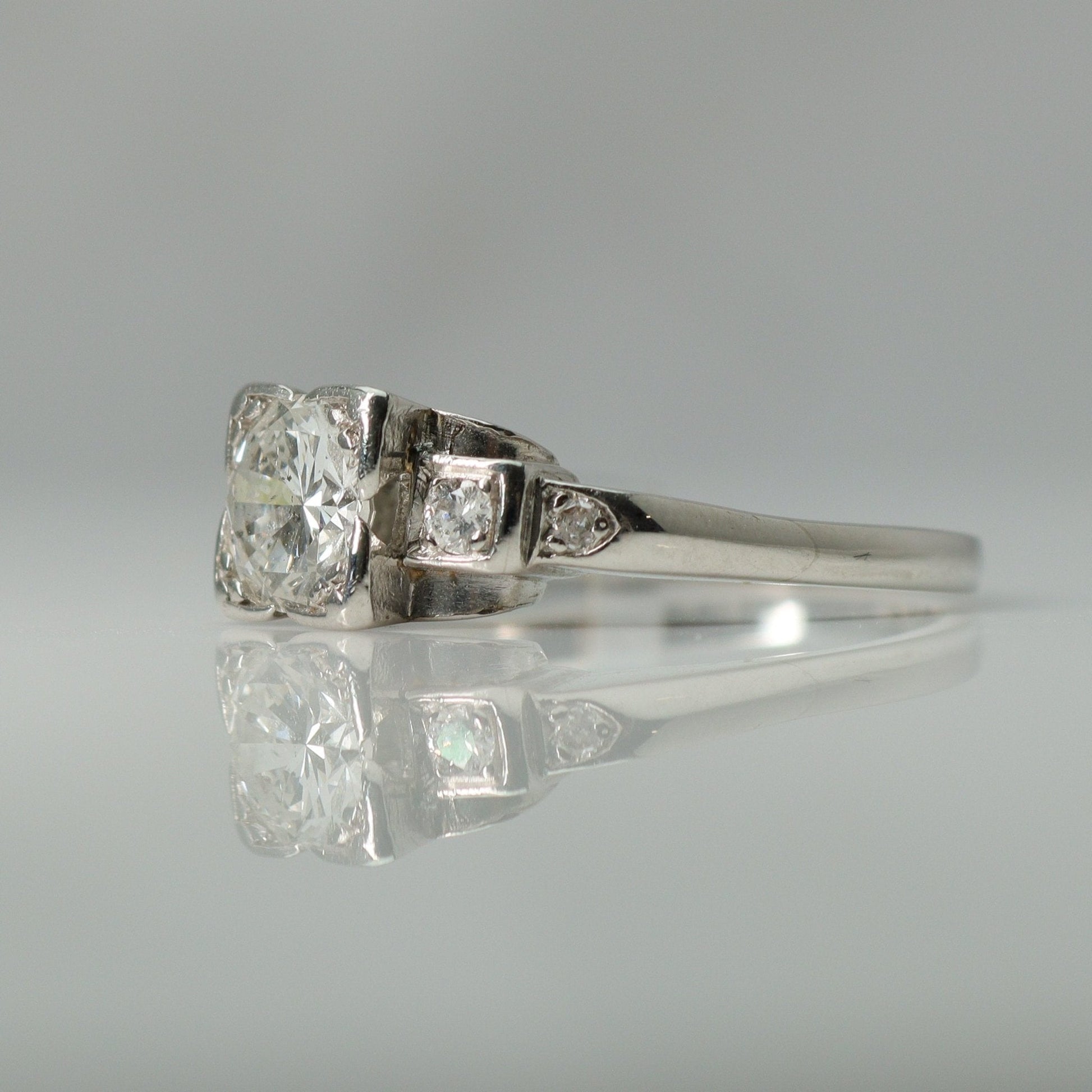 Platinum Diamond Solitaire Ring 1.15 Carats - Friar House