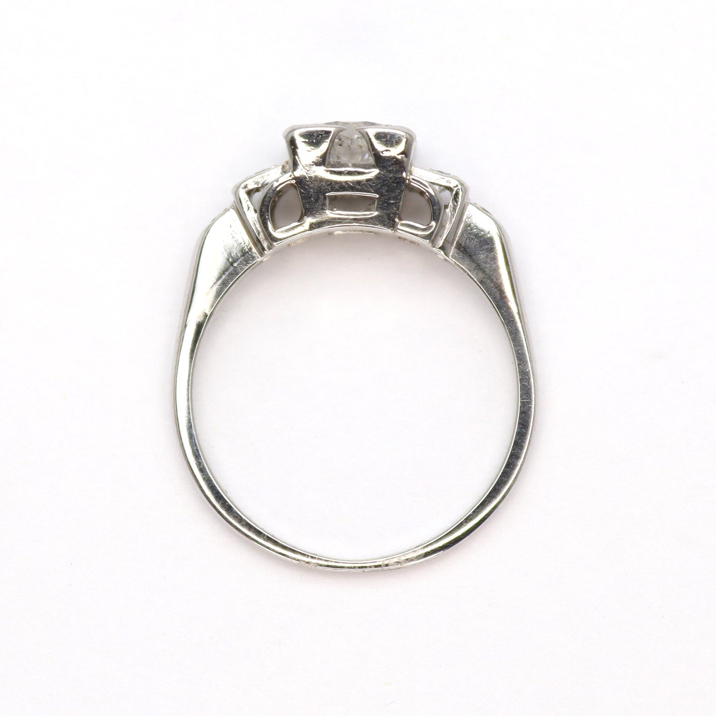 Platinum Diamond Solitaire Ring 1.15 Carats