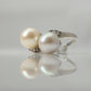 Vintage Cultured Pearl Cross Over Ring. - Friar House