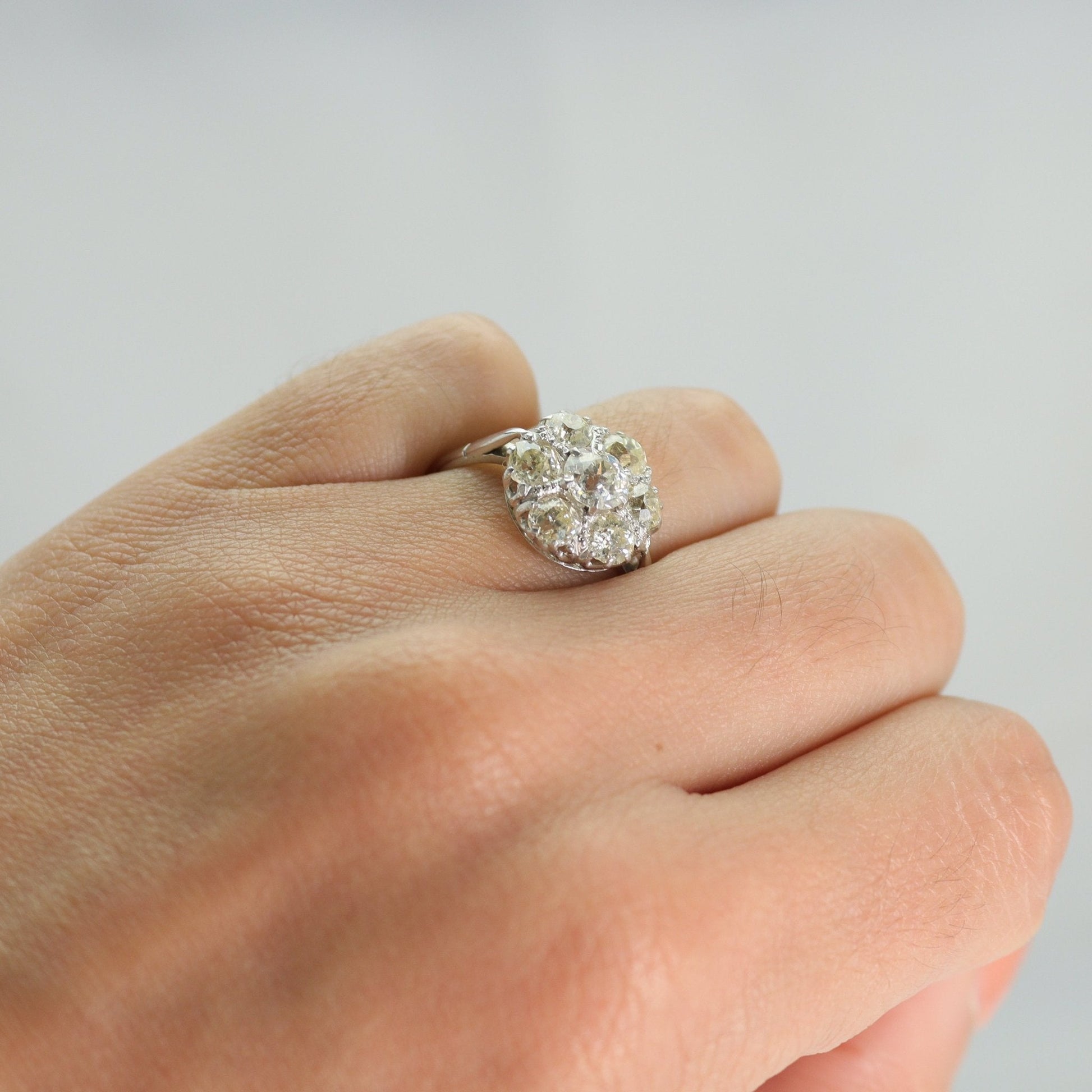 Vintage Diamond Cluster Ring - Friar House