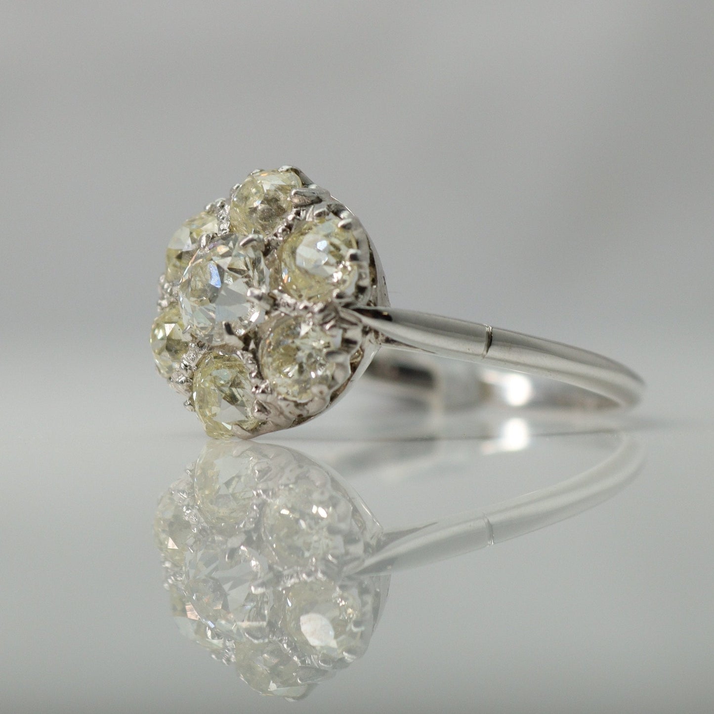 Vintage Diamond Cluster Ring - Friar House