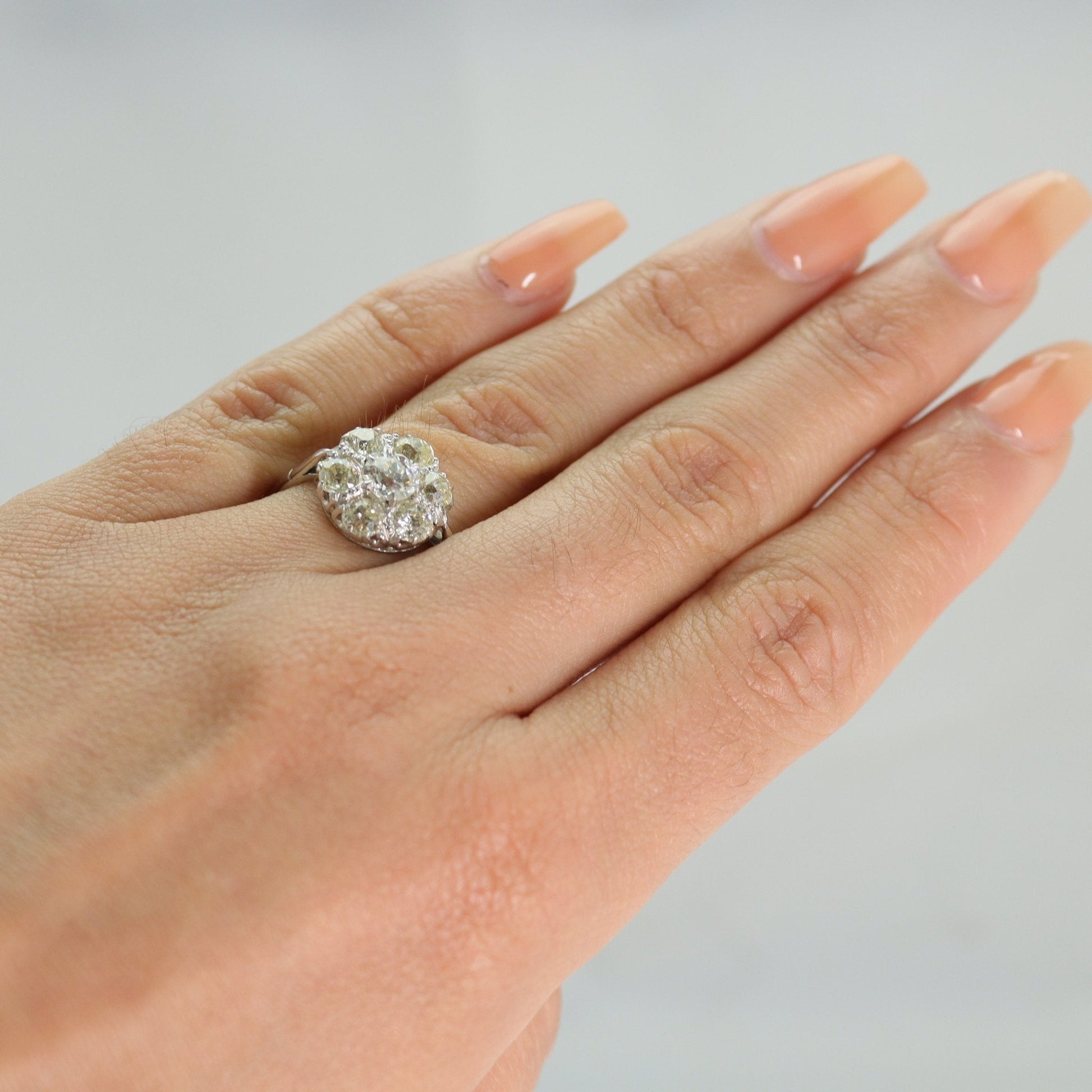 Vintage Diamond Cluster Ring - Friar House