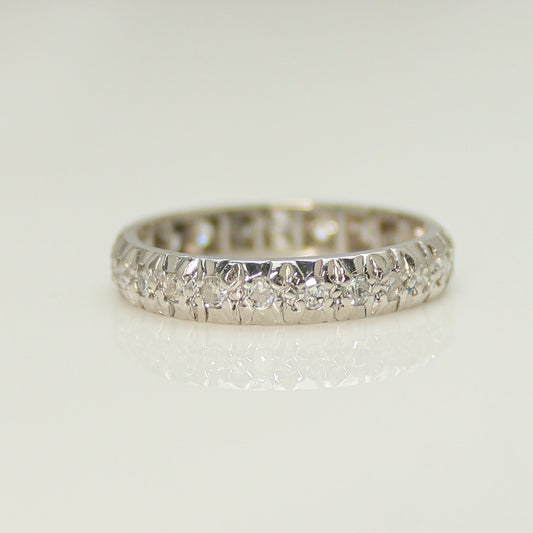 Vintage Diamond Eternity Ring - Friar House